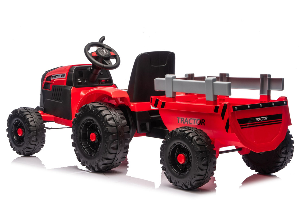 Kindertraktor - elektrischer Traktor CH9959B mit Anhänger und 2 x 120 Watt - Traktor mit Anhänger bis 7 km/h