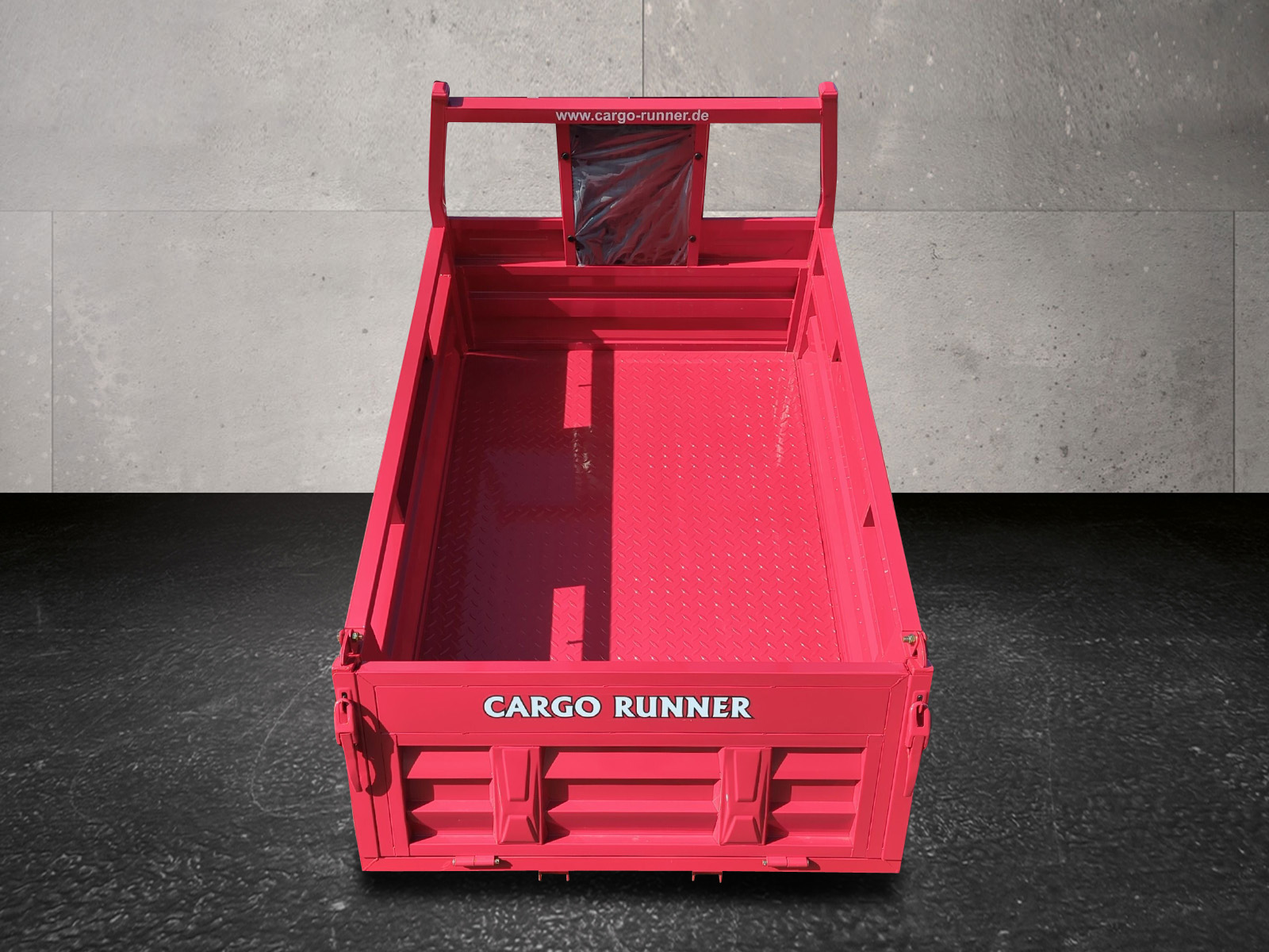 Elektro-Pritsche Cargo Runner Heavy Duty 40 km/h - hydraulischer Kipper - Transportfahrzeug, Lastenfahrzeug, Elektro Pritschenwagen