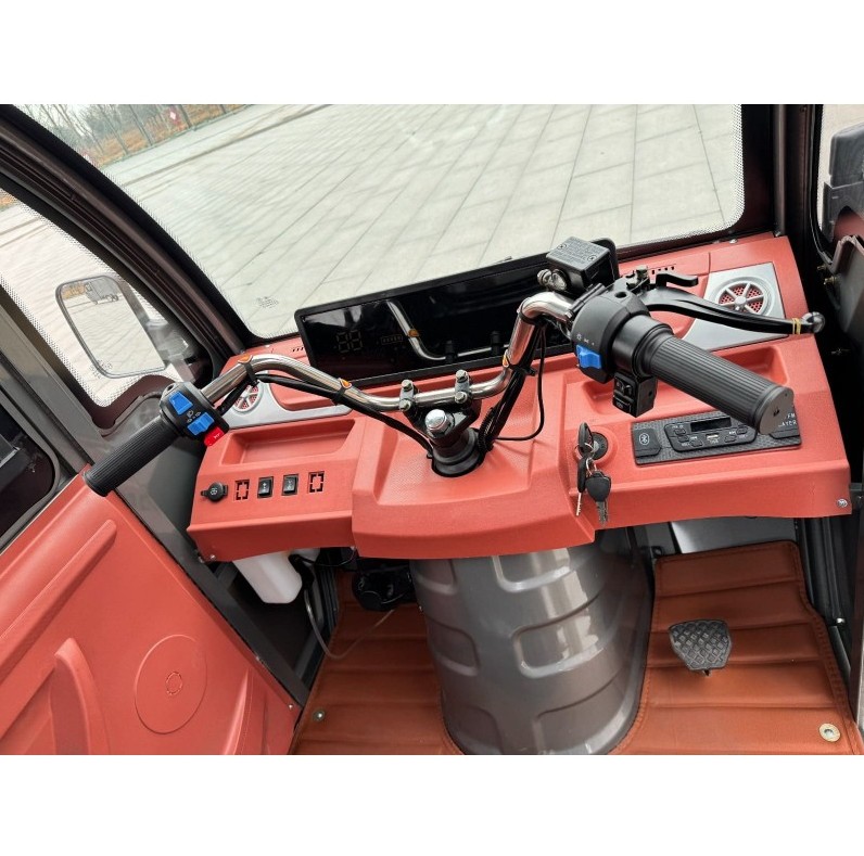 Elektro-Pritsche Vollkabine Cargo Power Cabin 25/45 km/h, Transportfahrzeug, Lastenfahrzeug, Elektro Pritschenwagen, E-Transportwagen