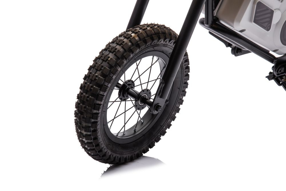 Kinder Dirtbike A9901, Kindermotorcross mit 350 Watt, Elektro-Motorcross bis 15 km/h, Kindermotorrad mit Radnabenmotor