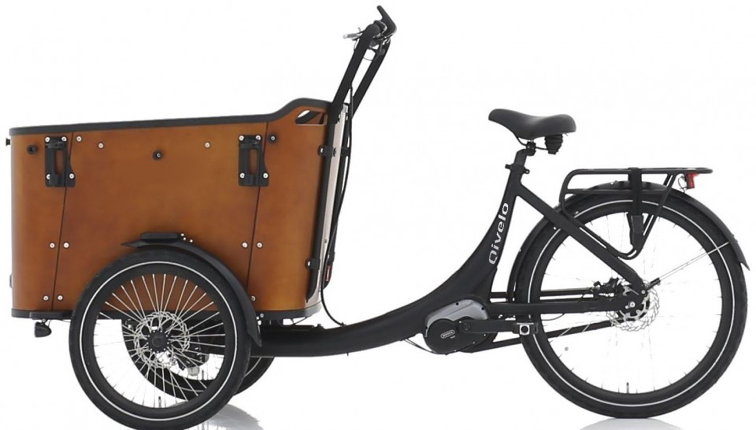 Elektrofahrrad Qivelo N8 Bafang 250W Pedelec E-Bike Lastenfahrrad 26 Zoll 8-Gang, Kastenfahrrad