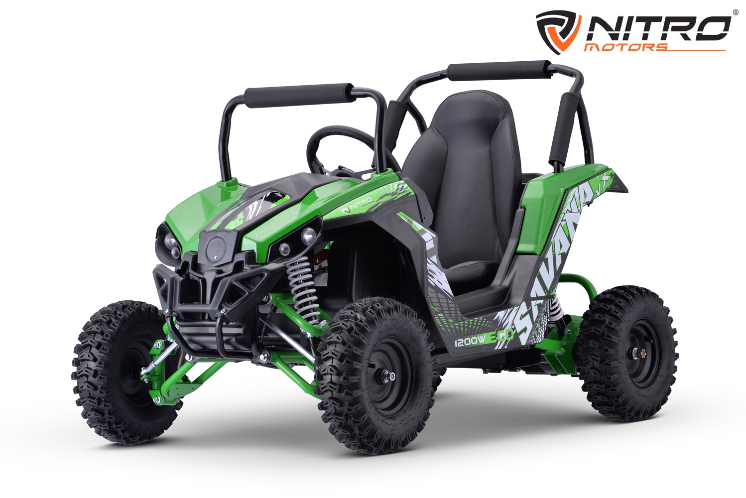 Nitro Motors Eco Gokart Savana VX Sport 2, Wellenantrieb Elektro Offroad Kinderbuggy, Strandbuggy