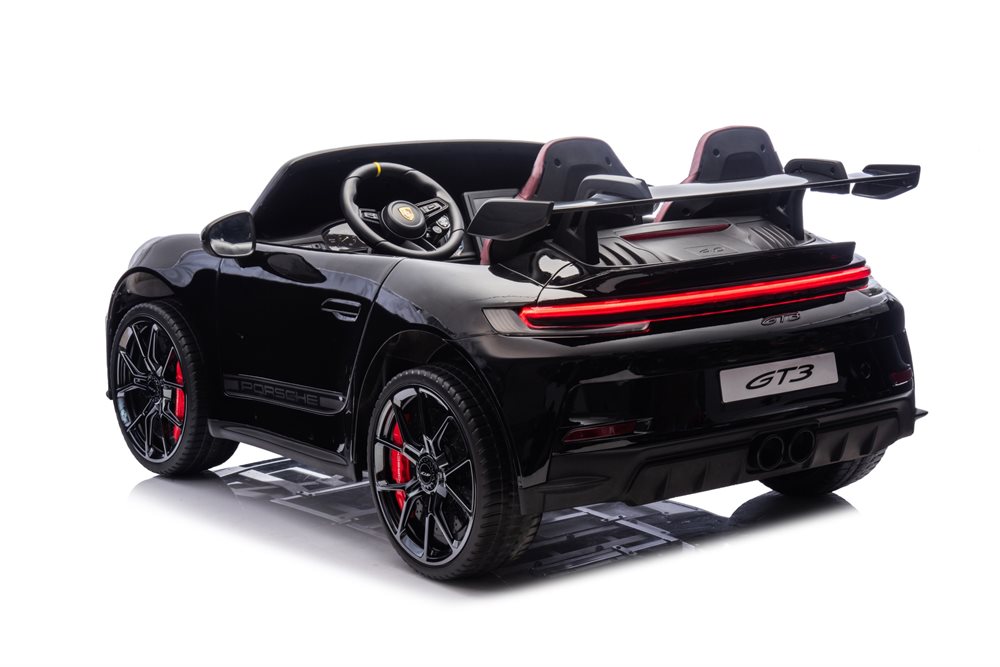 Kinderfahrzeug Porsche Spyder 911 GT3 2 Sitzer, 2 starke Elektromotoren bis 8 km/h