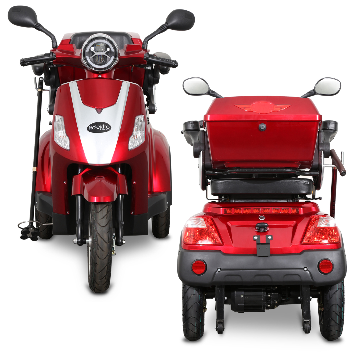 Rolektro E-Trike 15 V.2 Blei-Gel - 3 Rad Elektro Seniorenmobil bis 15 km/h