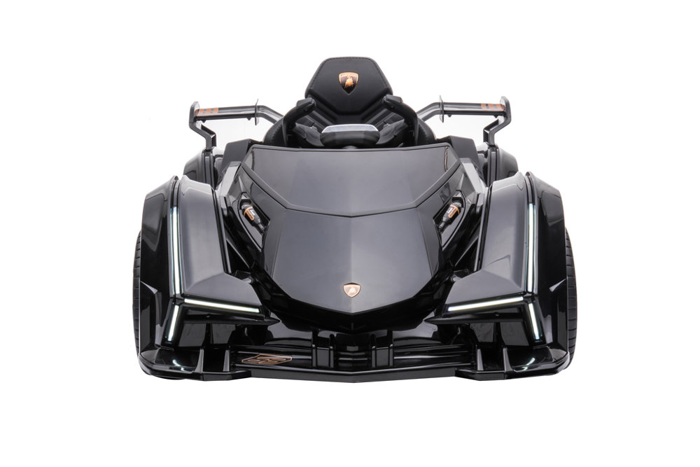 Elektroauto für Kinder, Lamborghini GT HL528 Schwarz, Kinderfahrzeug zum selbst Fahren