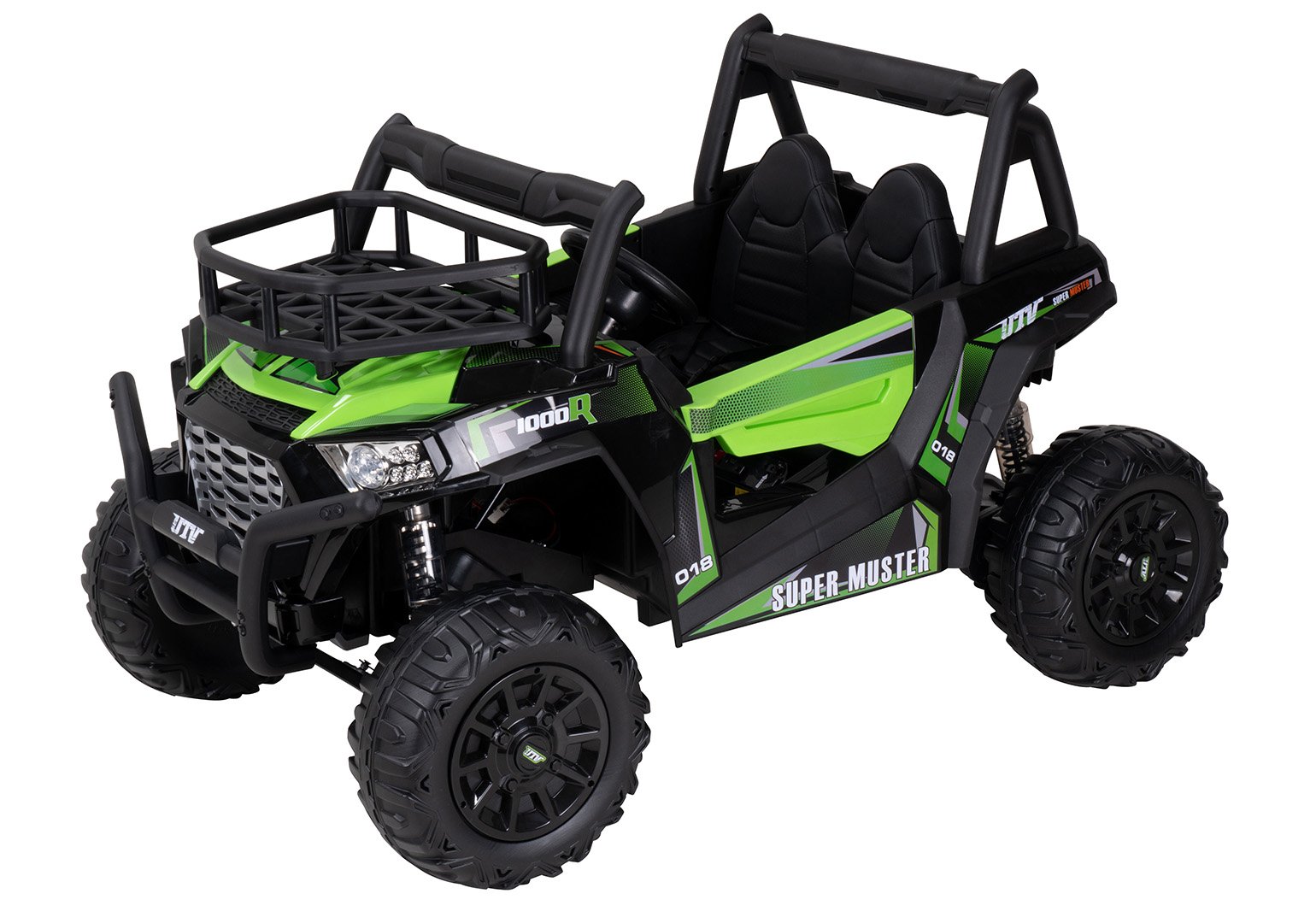 Elektro-Kinderauto UTV Ride Jeep - Elektrofahrzeug für Kinder, Elektro Kinderquad 2-Sitzer 2x200 Watt