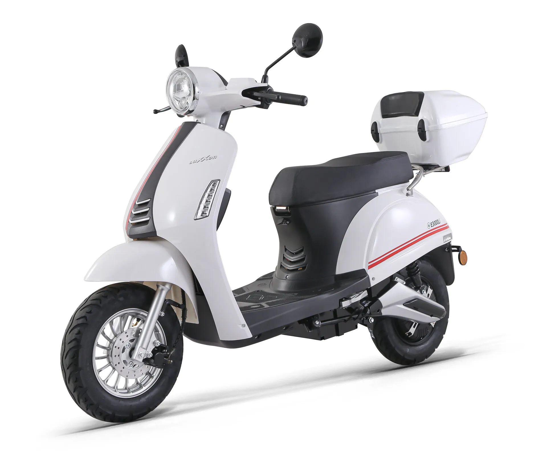 Elektroroller LuXXon E3000 Li 45 km/h, E-Roller mit 2000 Watt - E-Scooter mit Lithiumakku und Radnabenmotor