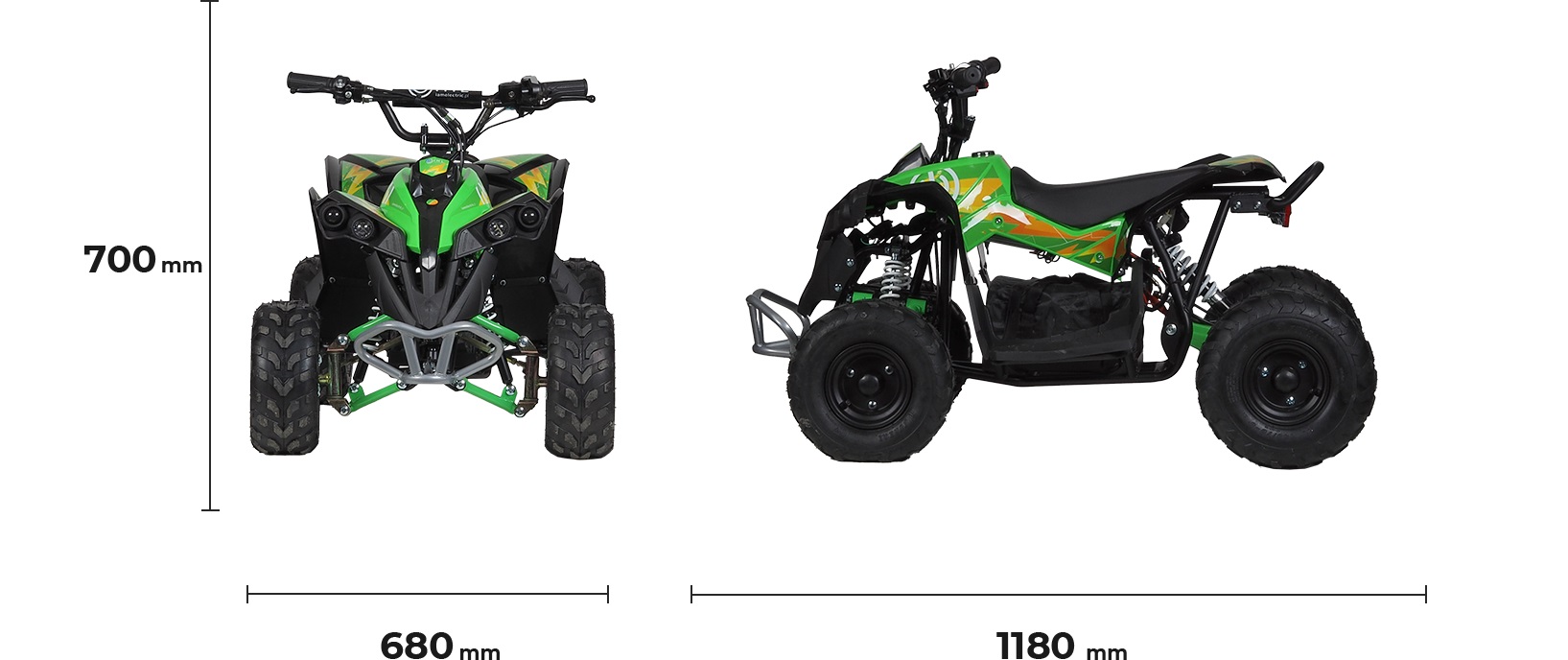 Elektro Kinderquad - Elektro-Quad HP 3EC 1200 Watt