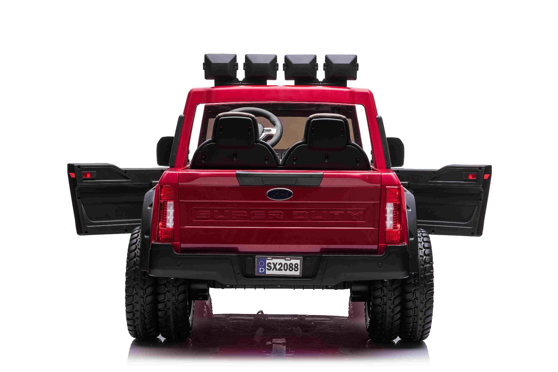 XXL Kinder Elektroauto Ford Super Duty 4x4 Allradantrieb - Elektro-Kinderfahrzeug 2 Sitzer