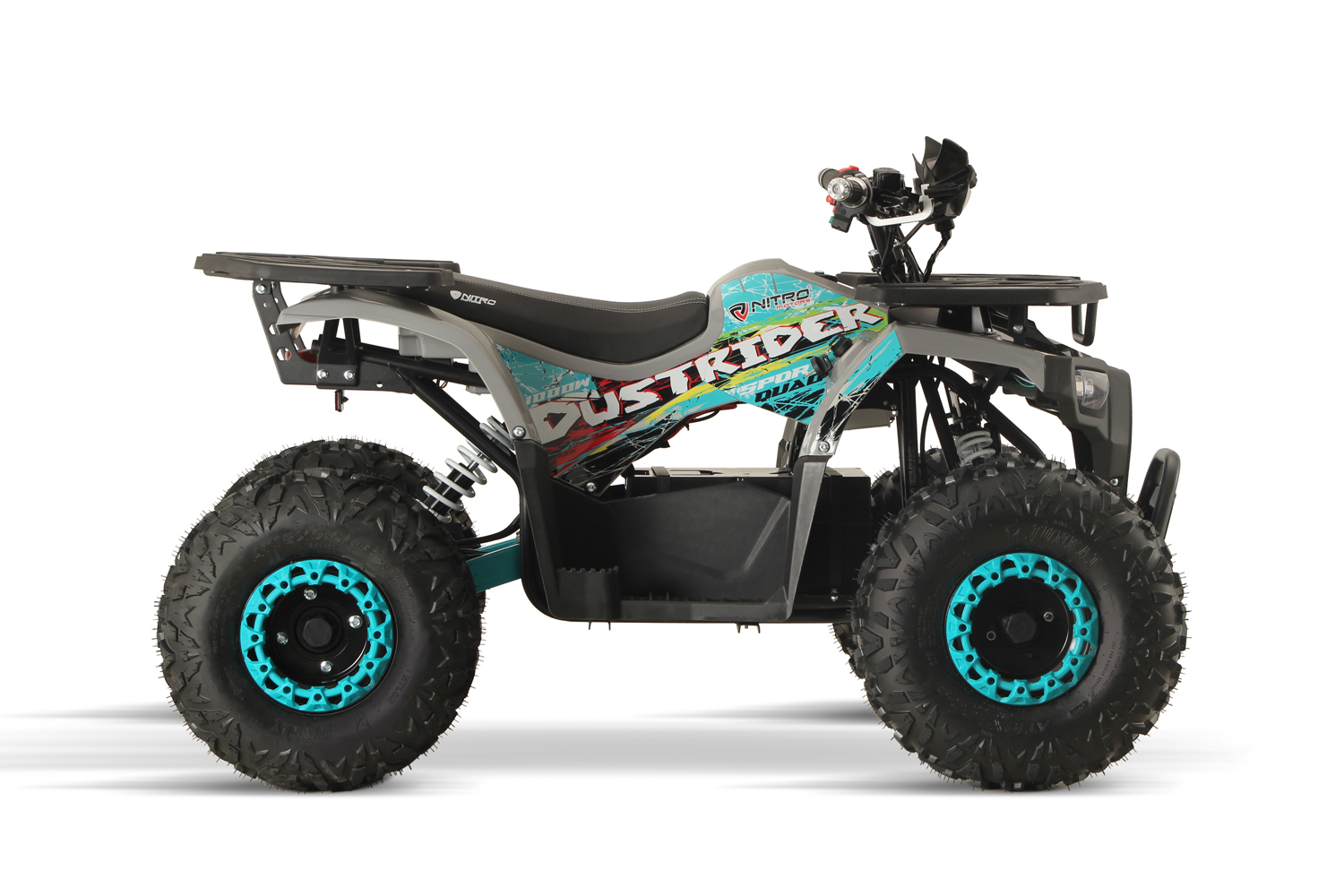 NITRO MOTORS Elektroquad 1000W Eco midi Kinder Quad Dustrider Sport 8 Zoll, Wellenantrieb