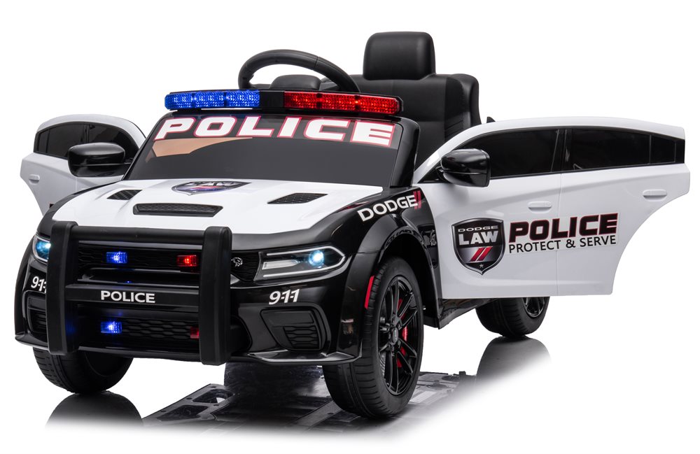 Elektro Kinderauto Dodge Polizei Polizeiauto, Elektrofahrzeug für Kinder, Elektroauto für Kinder