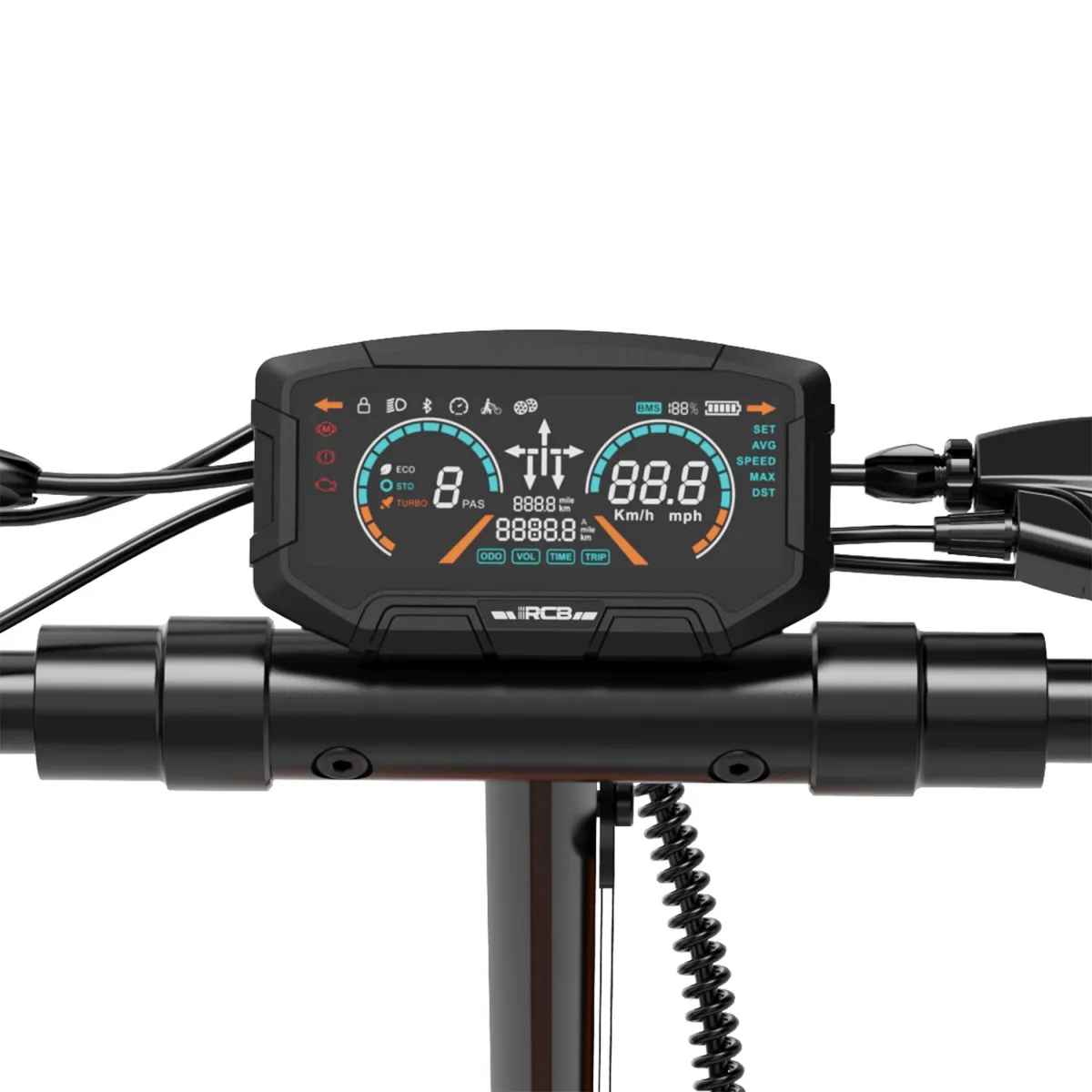 Elektro-Scooter RCB D7 Ultra E-Scooter 20.8Ah NFC mit Straßenzulassung bis 100 km Reichweite