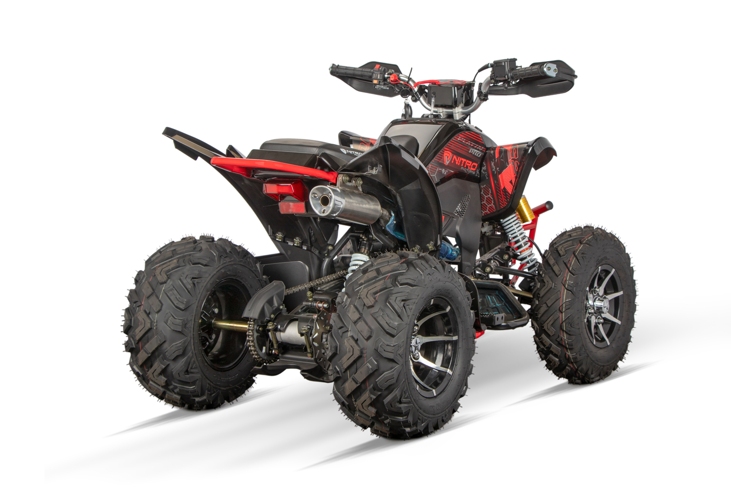 NITRO MOTORS 250cc maxi Benzinquad maxi Quad Celavi RS10, Quad 4-Gang Manuell Platin Alu-Felge