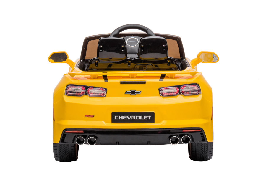 Kinder-Elektroauto Chevrolet Camaro, Elektro Kinderfahrzeug mit 2x35W, Sportwagen für Kinder