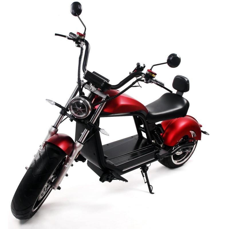 Elektroroller 2-Rad Chopper HL 6.0, Elektro-Roller bis 45 km/h, bis 100 km Reichweite, Elektro-Mofa ab 15 Jahren