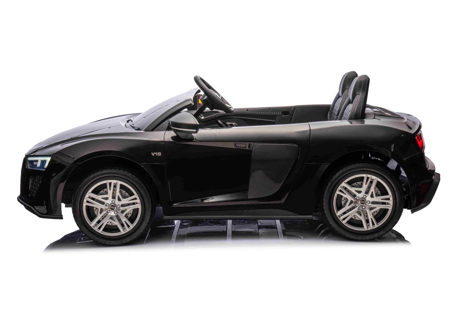 XXL Elektro Kinderfahrzeug Audi R8 Spyder, 2-Sitzer Elektro Kinderauto mit 400 Watt, Elektrofahrzeug für Kinder