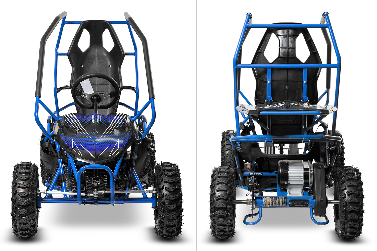 Elektro Kinderbuggy GoKart Crosser 1000 Watt, 2-Stufen Drossel, Strandbuggy Kinder-Quad