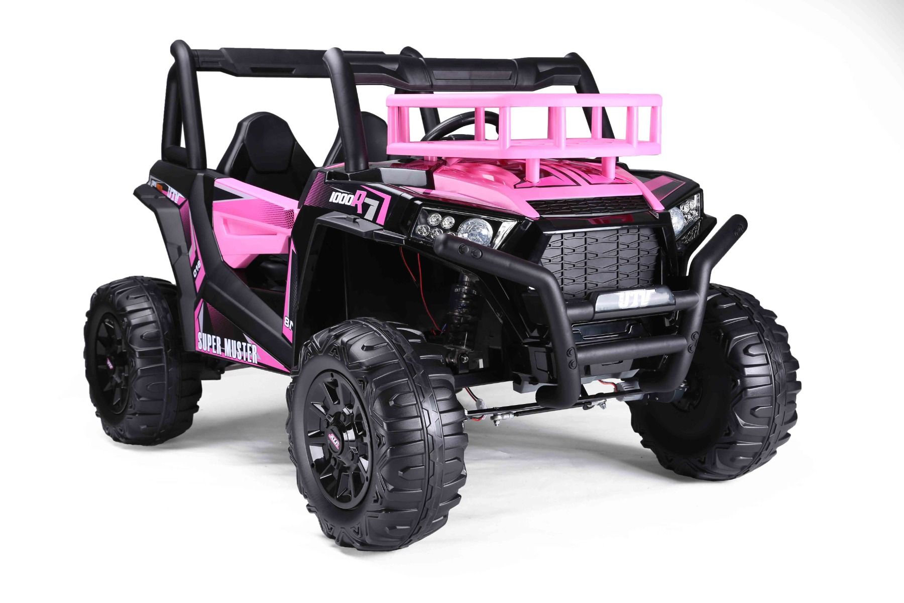 Elektro-Kinderauto UTV Ride Jeep - Elektrofahrzeug für Kinder, Elektrojeep 2-Sitzer 2x200 Watt
