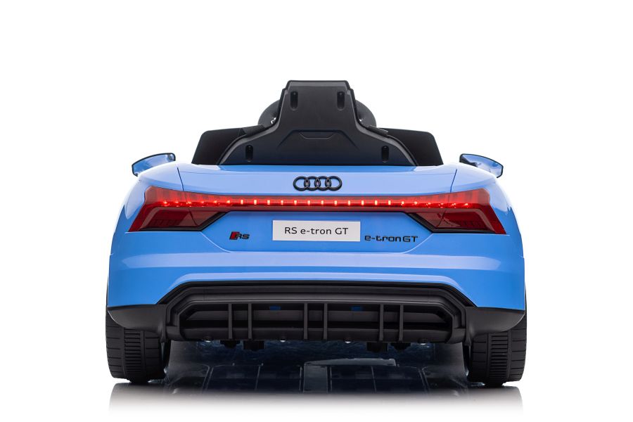 Elektro Kinderauto Audi E-Tron GT, Kinderfahrzeug mit Gaspedal zum Fahren, Elektroauto für Kinder