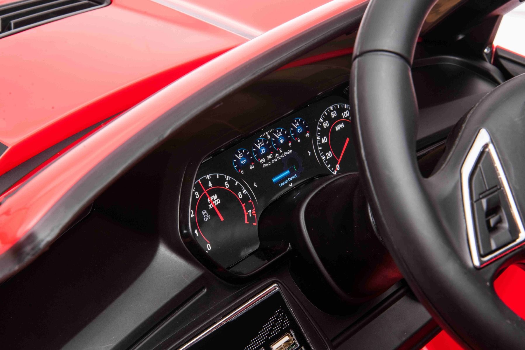 Kinder-Elektroauto Chevrolet Camaro, Elektro Kinderfahrzeug mit 2x35W, Sportwagen für Kinder