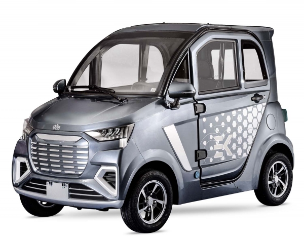 EEC Elektroauto E-GO! eK4, E-Auto für Senioren, 4kW Gleichstrommotor, herausnehmbarer Akku, Straßenzulassung 45km/h
