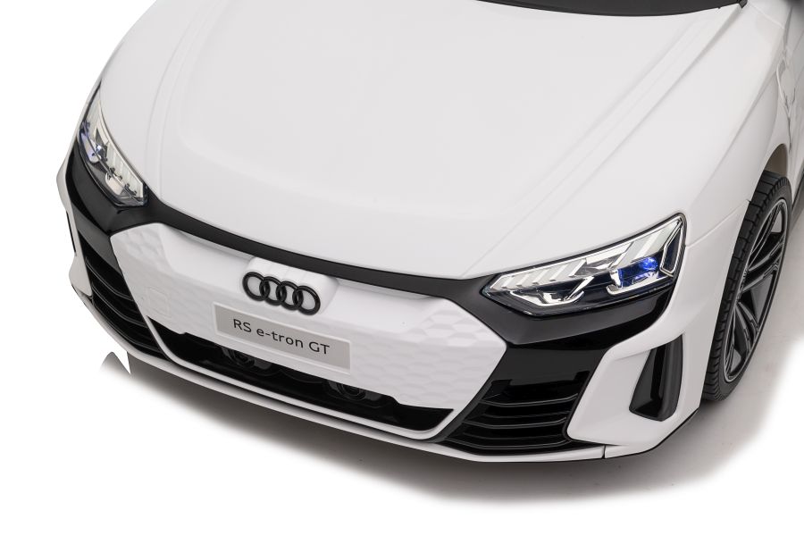 Elektro Kinderauto Audi E-Tron GT, Kinderfahrzeug mit Gaspedal zum Fahren, Elektroauto für Kinder