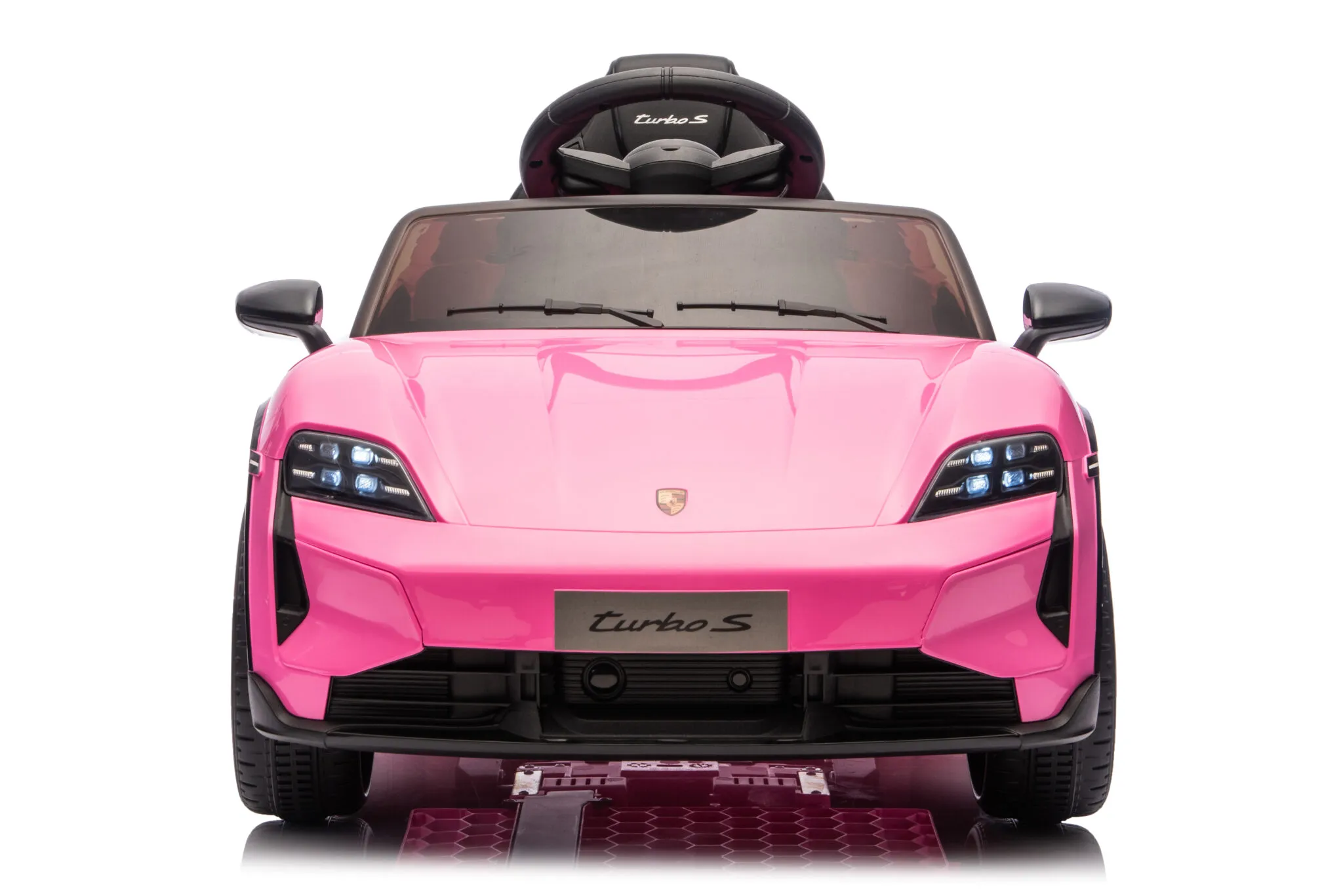 Kinder Elektrofahrzeug Porsche Taycan - Einsitzer mit 2x35 Watt, Elektro Kinderauto