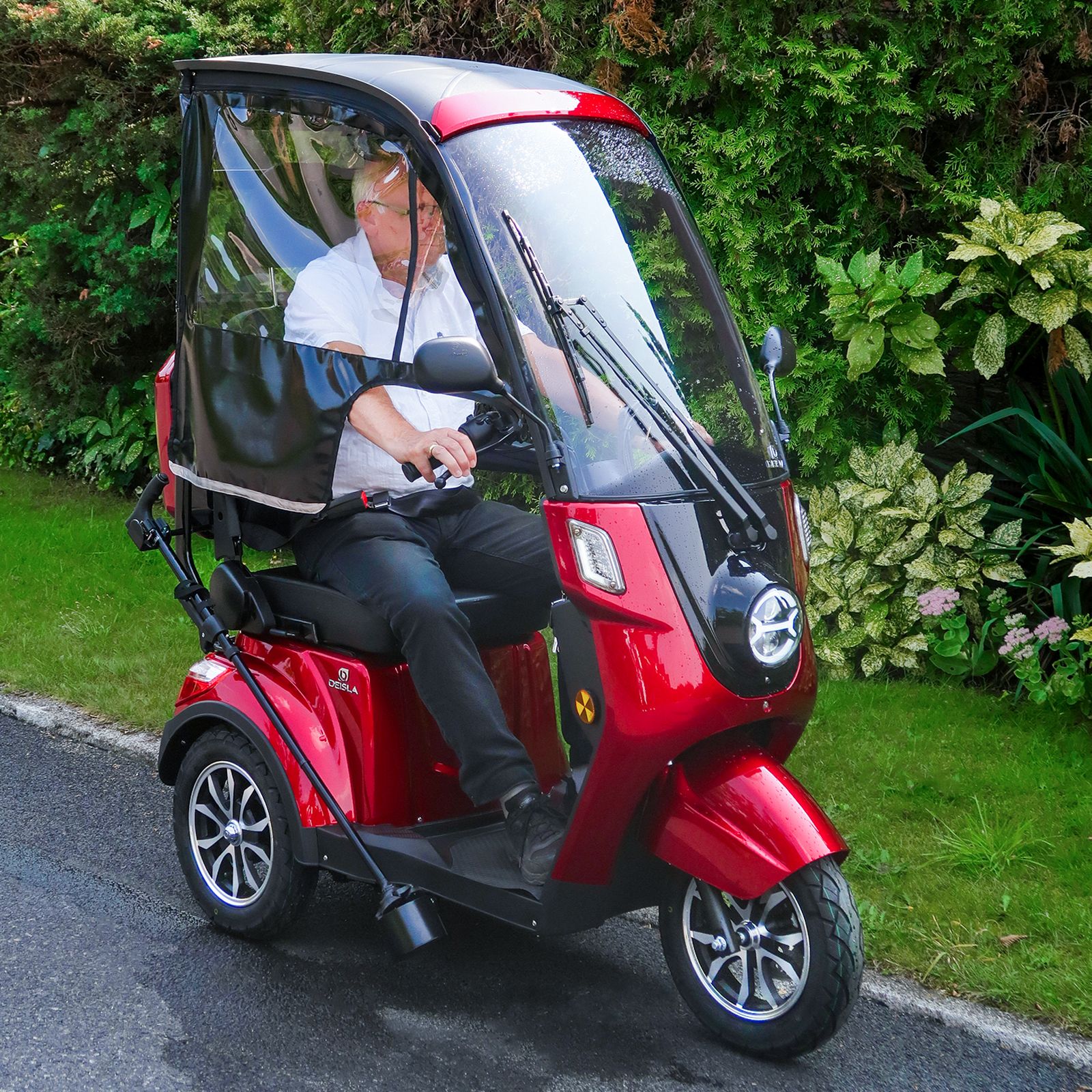 Rolektro Deisla, Dreirad DS3-25 mit Dach und Wetterschutz - 3 Rad Elektro Seniorenmobil bis 25 km/h