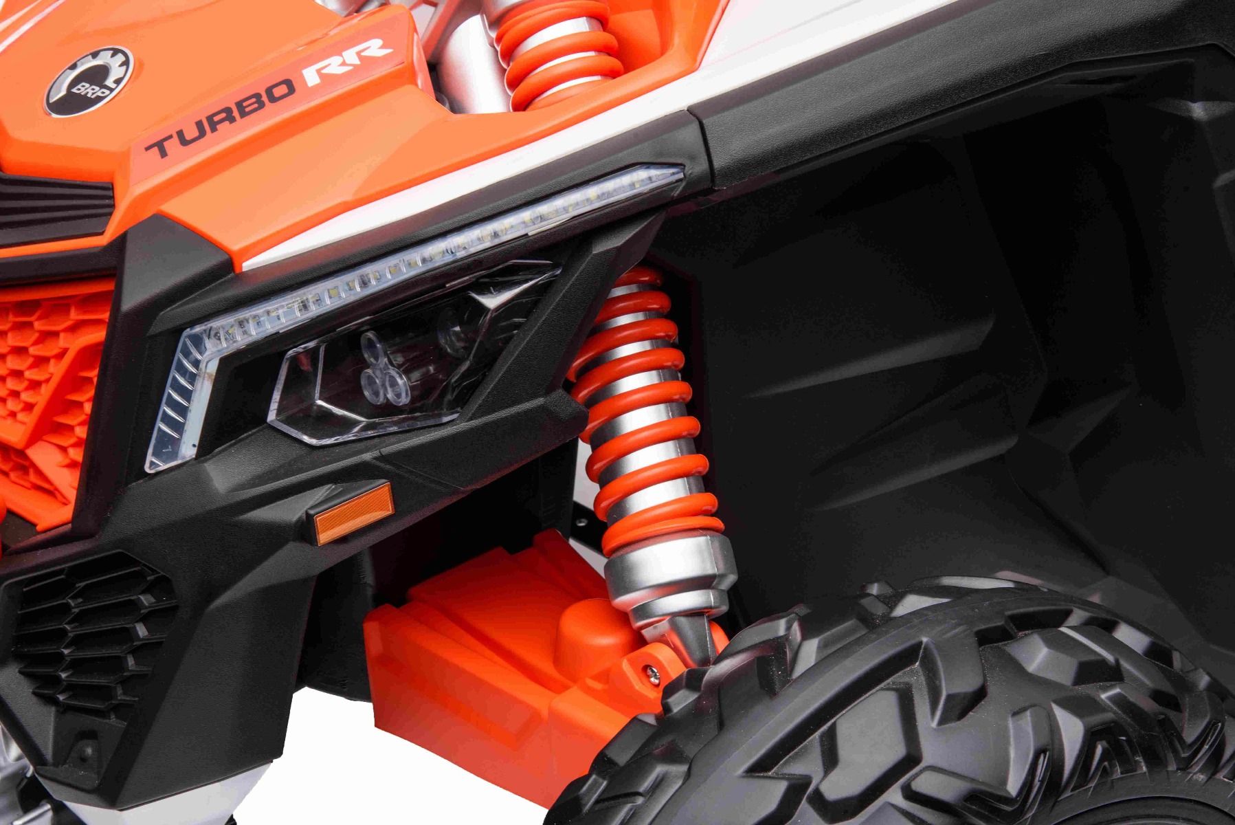 XXL Kinder Jeep Can-Am Maverick, 4x200 Watt Lithiumakku - Elektro-Buggy mit Überrollbügel, Kinderbuggy 8 km/h