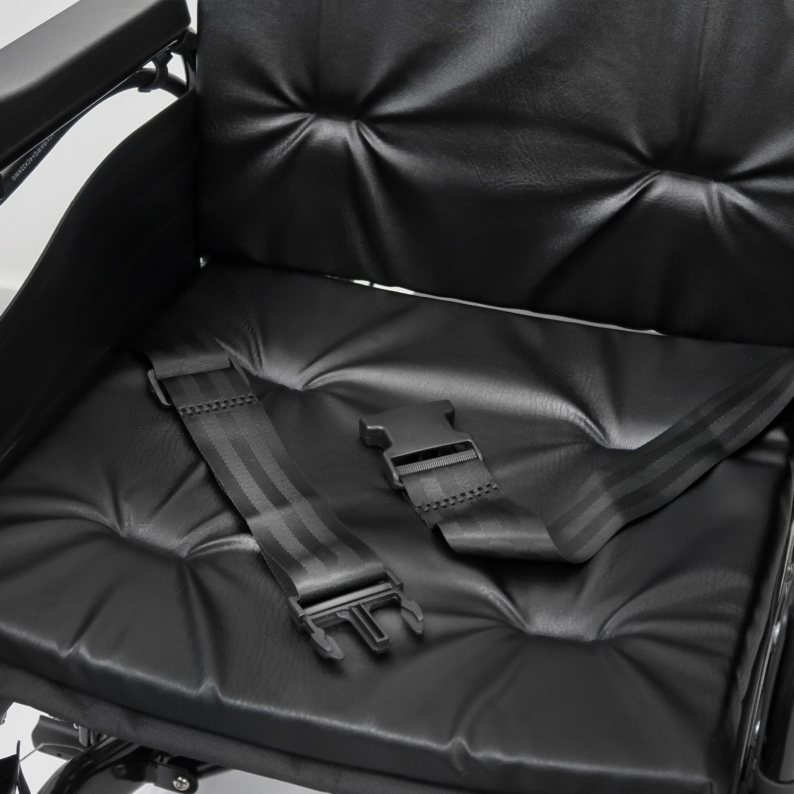 Rolektro E-Rollstuhl ERS-6 Li, Schwarz, 6km/h - elektrischer Krankenfahrstuhl, Elektrorollstuhl mit Joystick