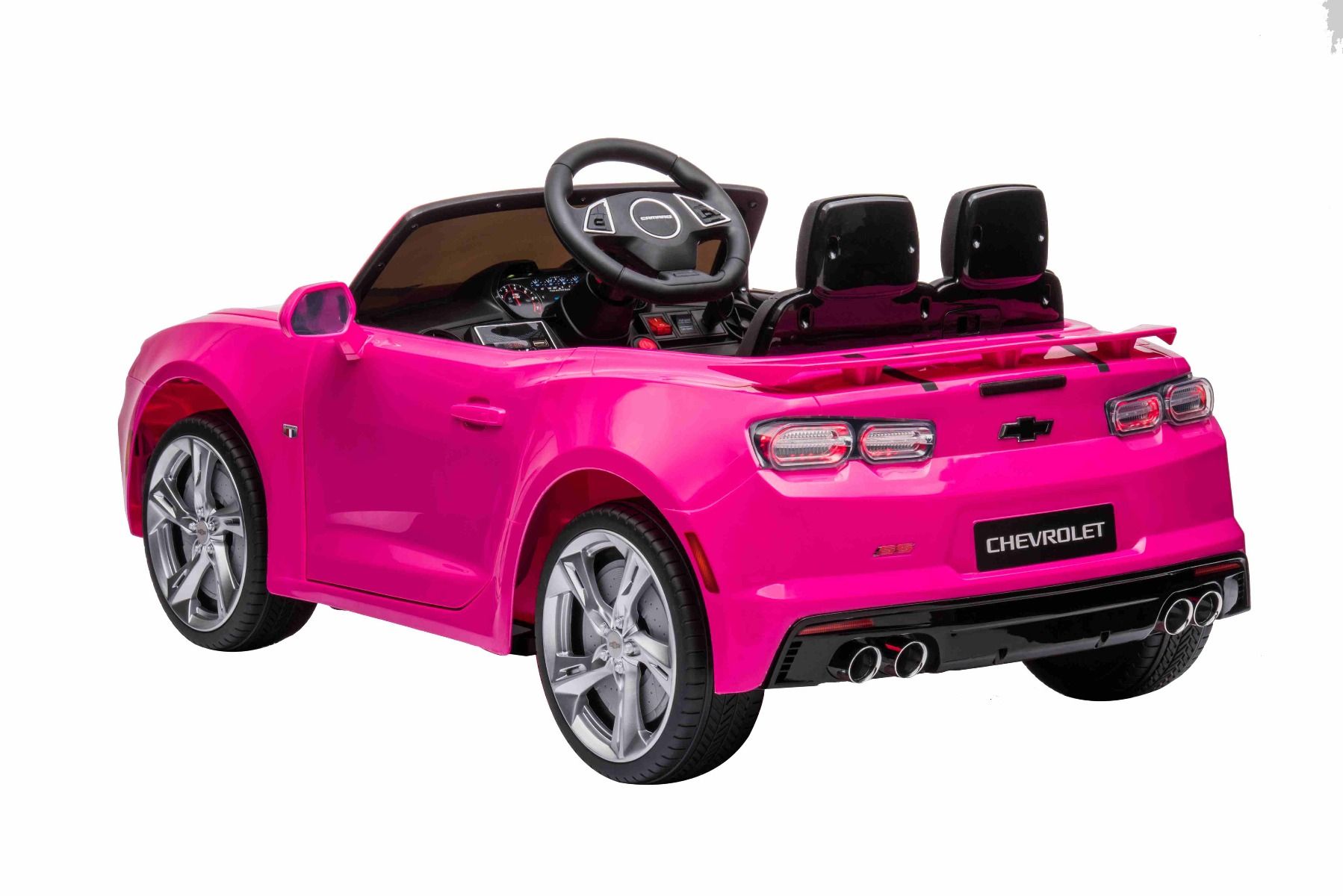 Kinder-Elektroauto Chevrolet Camaro, Elektro Kinderfahrzeug mit 2x35W, Sportwagen für Kinder