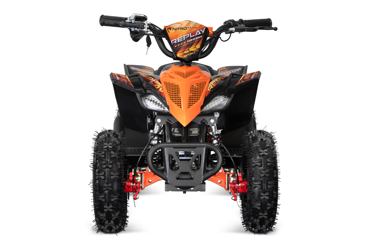 NITRO MOTORS Elektroquad Eco mini Replay Snowy-Profile L Sport 6 Kinder-Quad, 1000W, 6 Zoll, Kinderquad