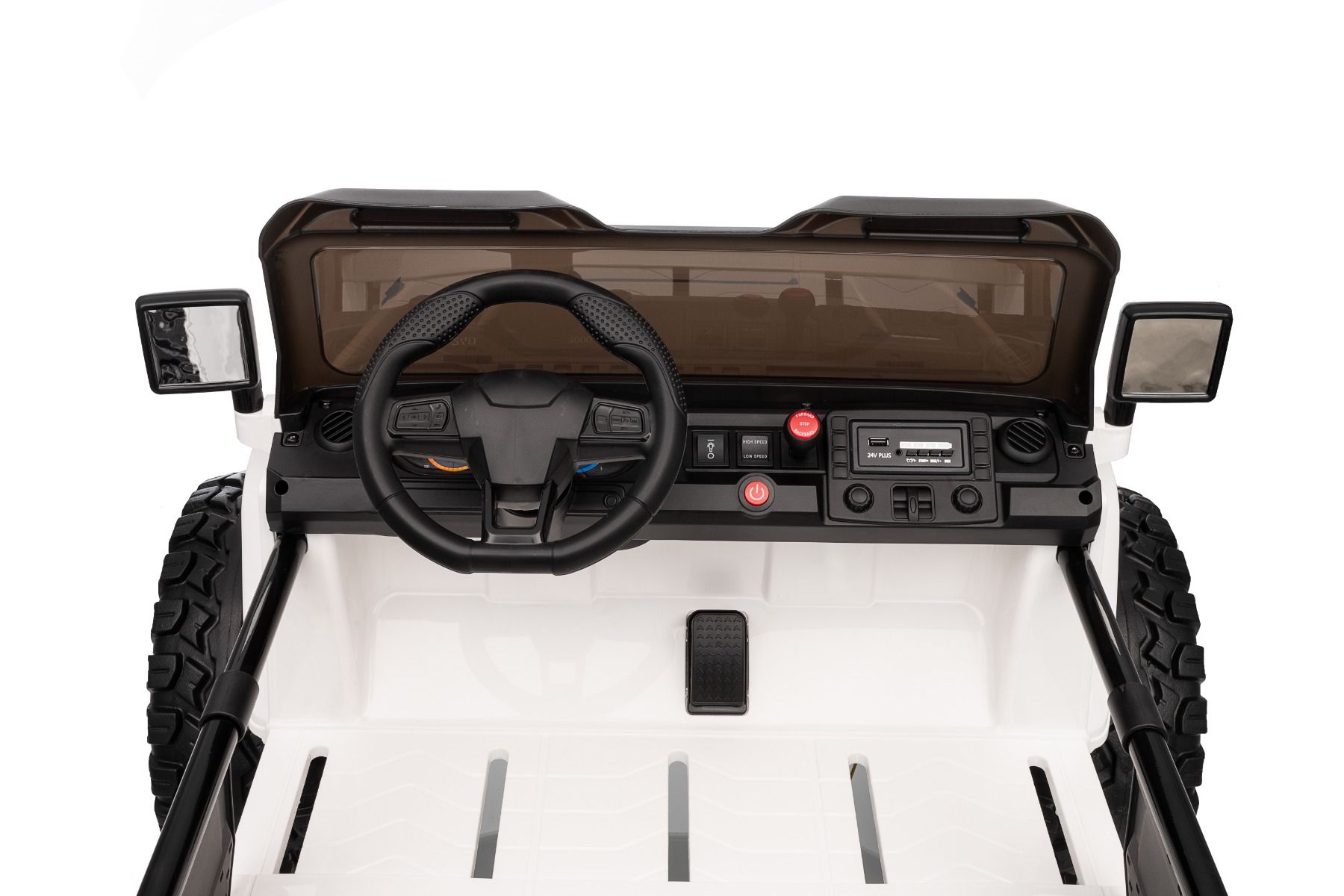 Elektrisches Kinderauto Beneo Motors OFFRIDE 4x4 Allrad, Jeep mit Lithiumakku - Zweisitzer