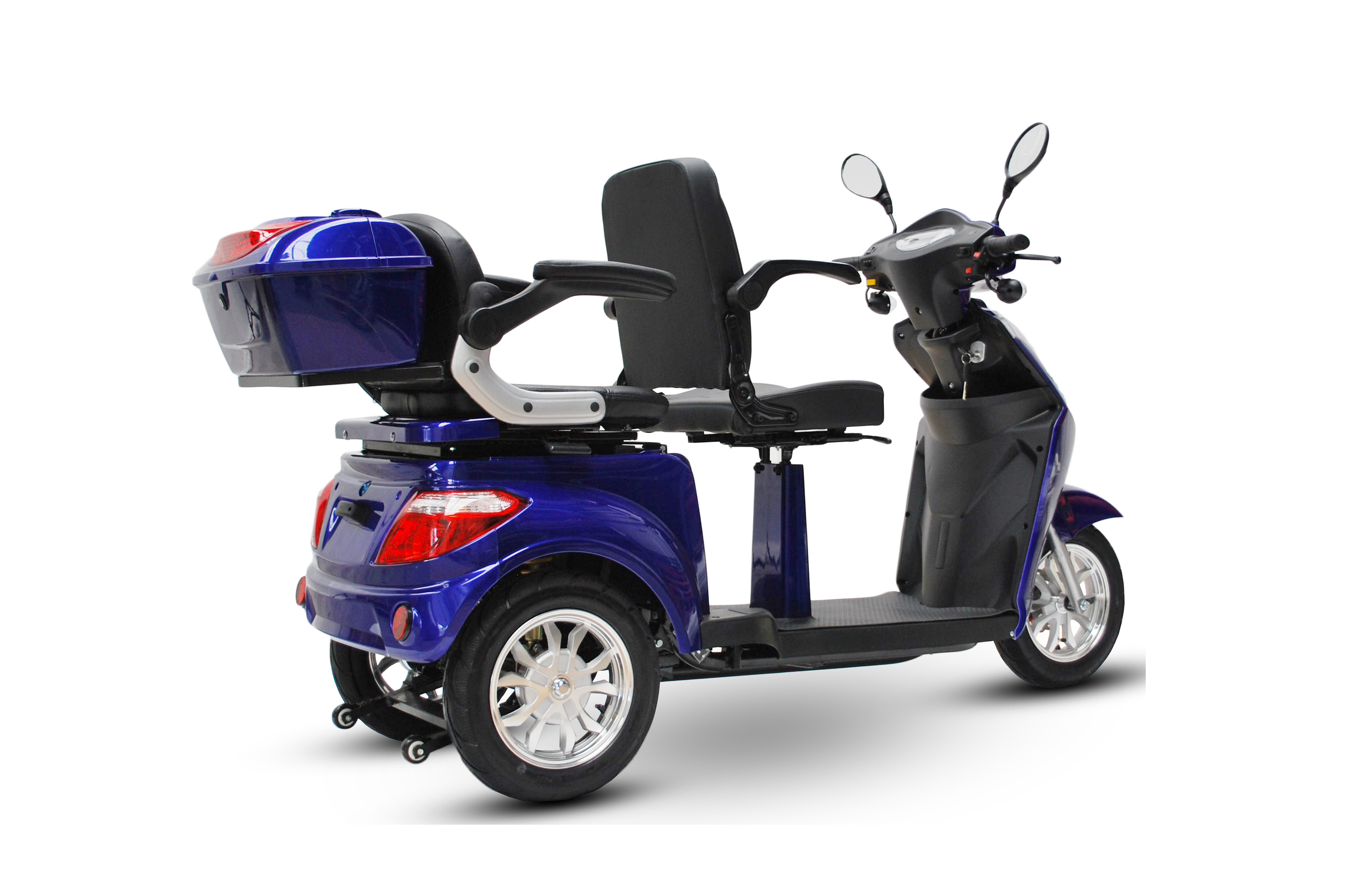 3 Rad Elektroroller DUO Doppelsitzer - Eco Engel 503 - Seniorenroller mit 2 Sitzen - 25 km/h (Blei/Lithium)