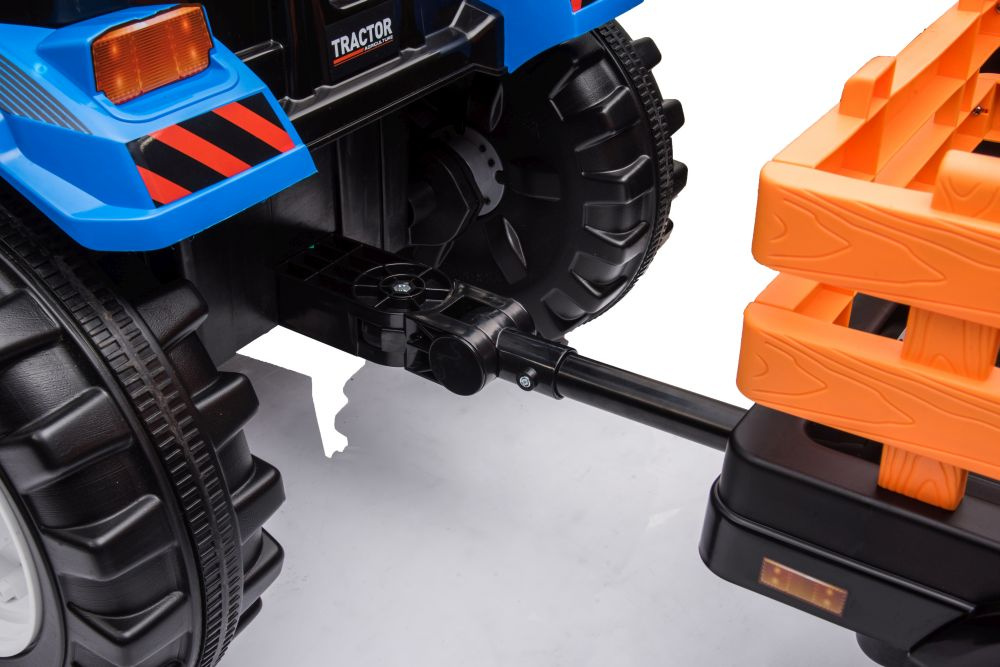 Kindertraktor - elektrischer Traktor Hercules mit Dach, Anhänger und Schaufel, 2 x 45 Watt - 6 km/h