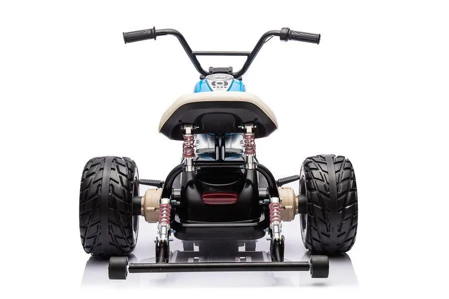 Elektro Kindertrike 10 km/h, Elektro Kindermotorrad Dreirrad, Elektromotorrad für Kinder, Chopper mit 2x800 Watt