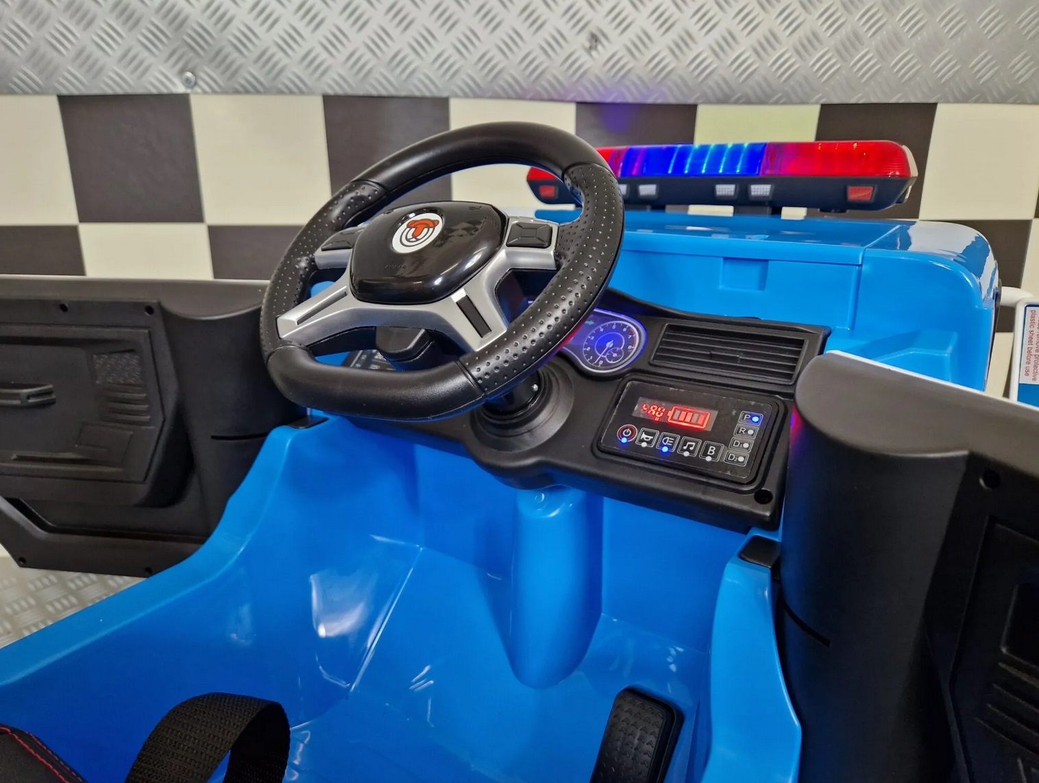 Batteriefahrzeug für Kinder Polizeifahrzeug, Polizeibus, Polizeitruck, Elektro Kinderfahrzeug
