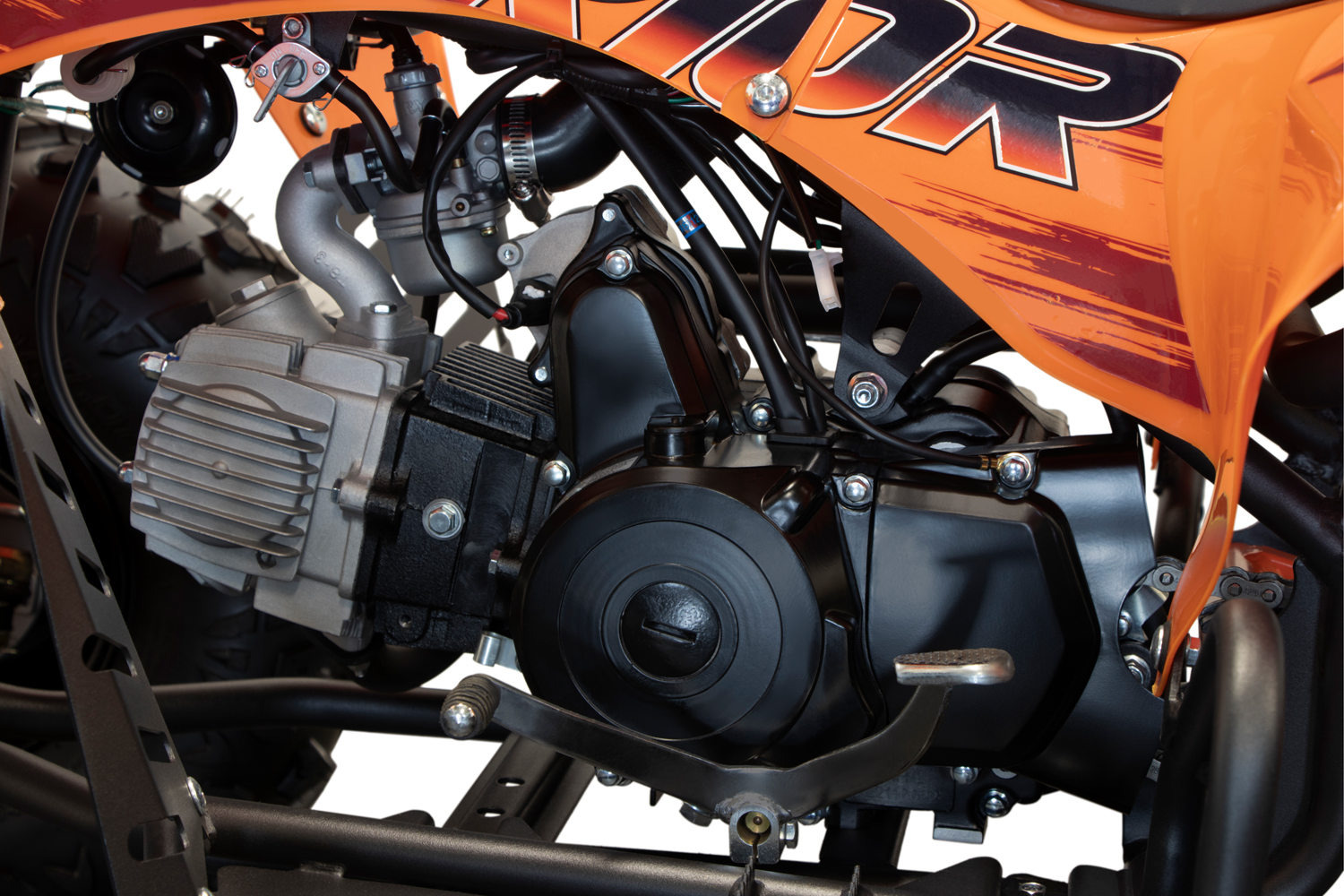 NITRO MOTORS 125cc midi Kinder Quad Warrior GS 3G8 Sport, Semi-Automatik mit RG, Kinderquad mit 8 Zoll