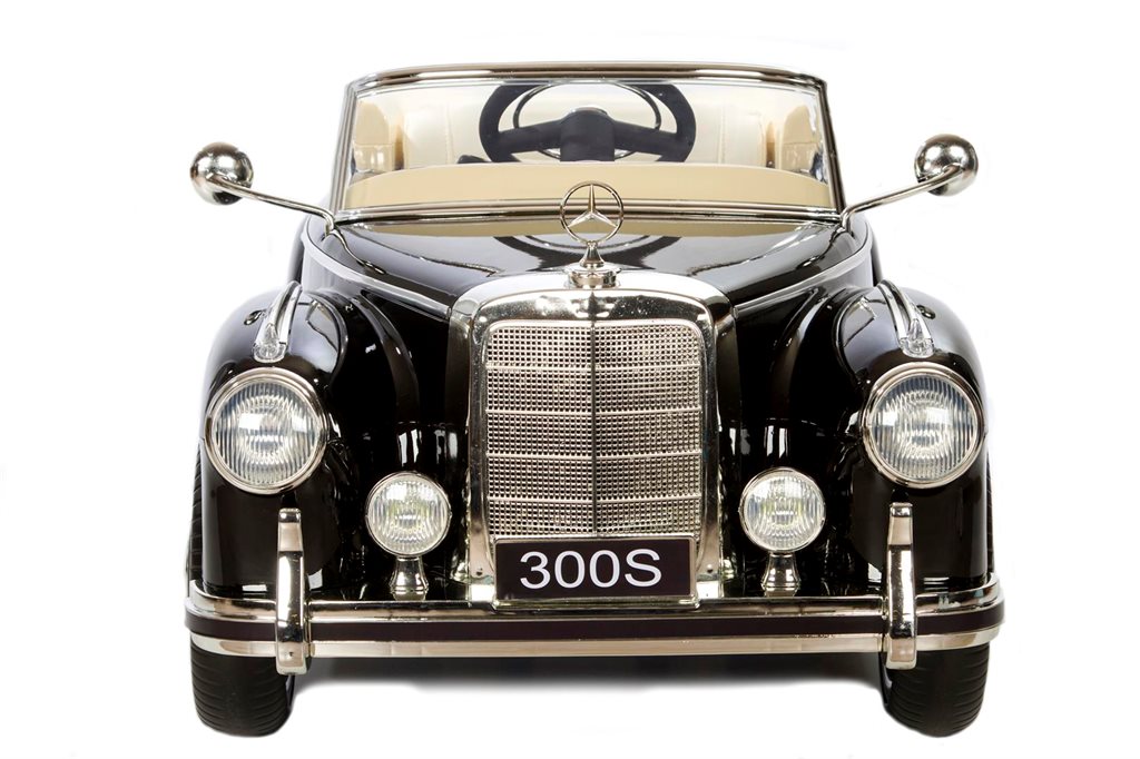 Oldtimer Elektro Kinderauto - Lizenz Kinder Elektro Auto Mercedes 300S 2x 35W
