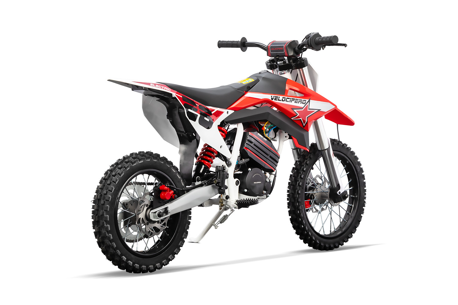 Elektro-Kinderbike, Velocifero Enduro Bike 14/12 Eco midi Kinder Dirtbike 1000W 60V Lithium, Elektromotorrad, Kindermotorrad