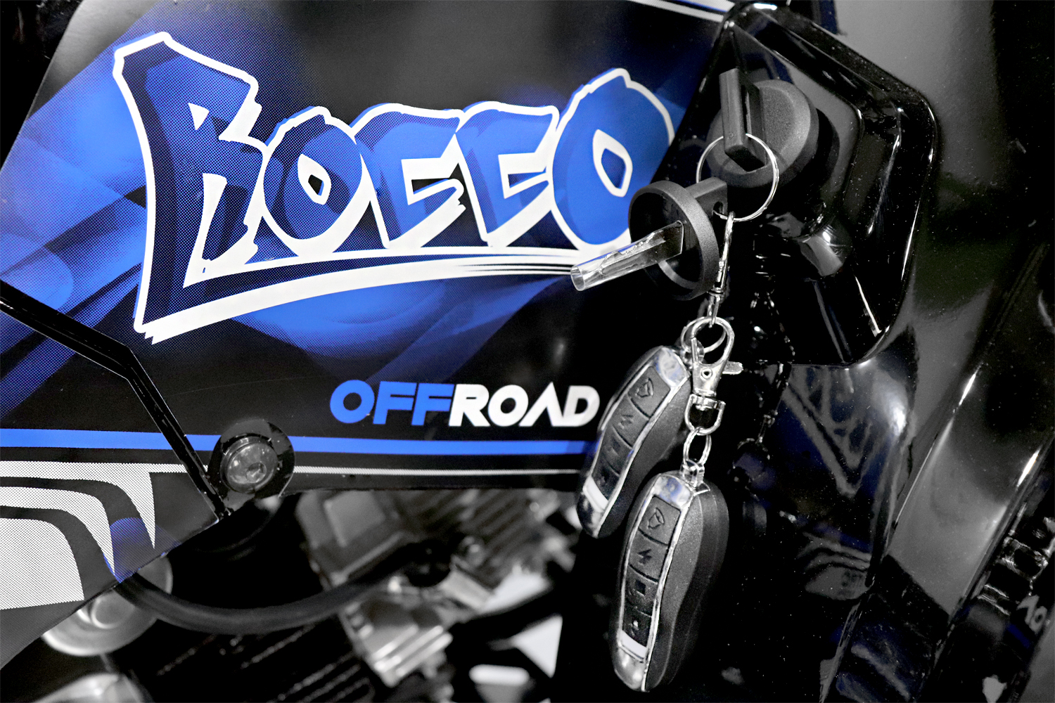 NITRO MOTORS 125cc midi Kinder Quad Rocco RS8-3G Platin, Miniquad Atv Kinderquad Pocketquad 8 Zoll
