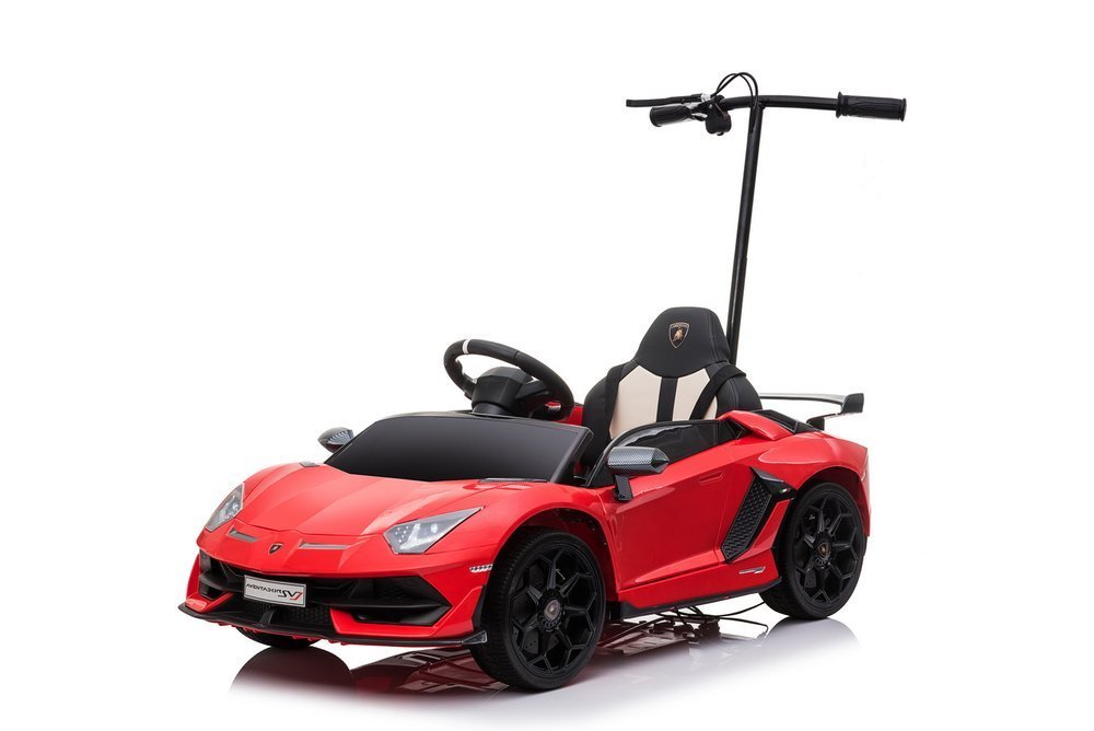 Elektro Kinderauto Lamborghini Aventador SX2018 mit Schiebestange und Stehplatz, 2x45Watt