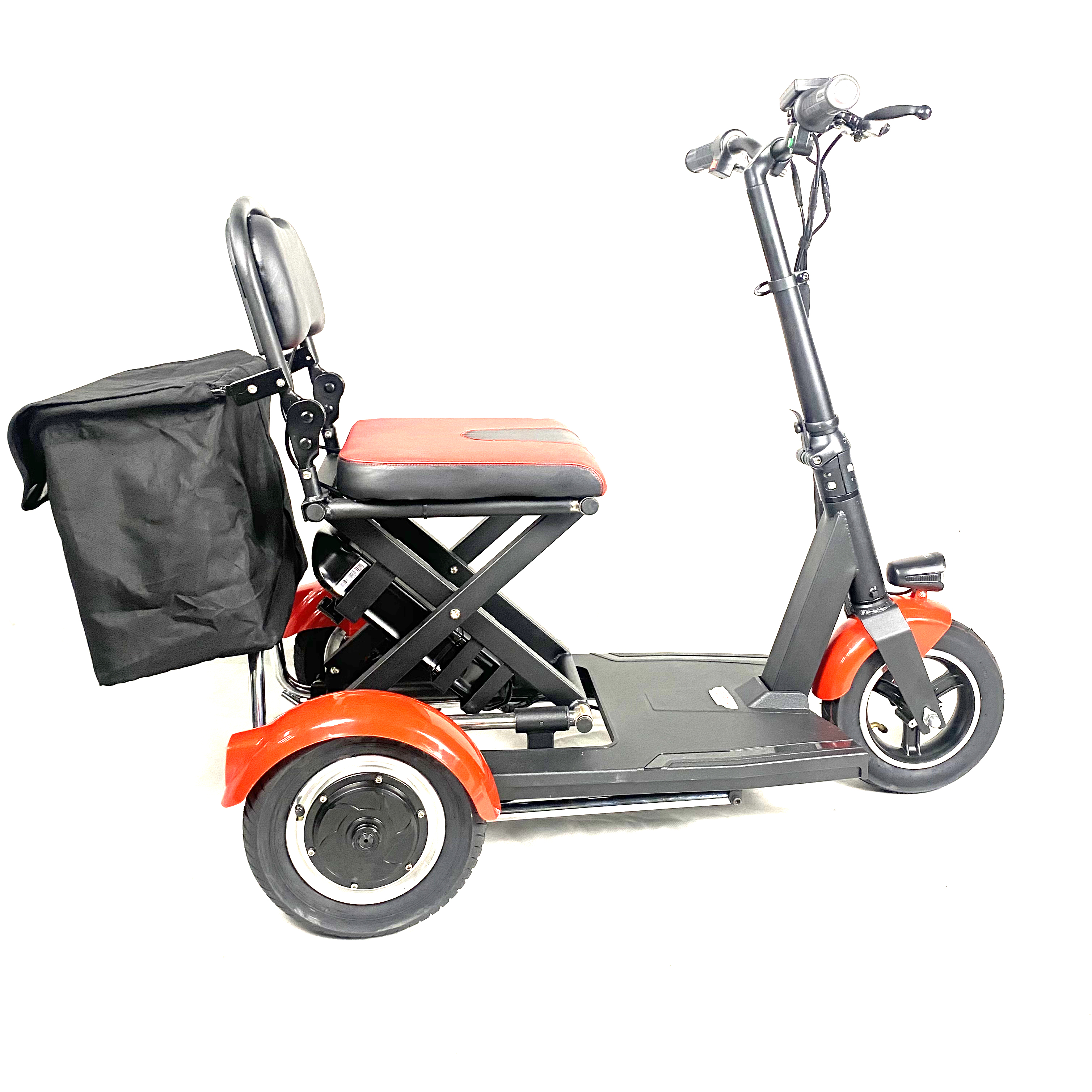 Tasche hinten für klappbares 3-Rad Seniorenmobil 6 km/h - Hecktasche f. Mobot Mobiliätshilfe
