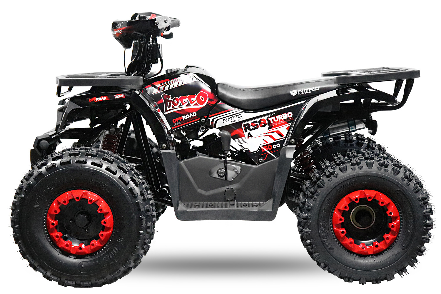 NITRO MOTORS 150cc midi Kinder Quad Rocco RS8-A Platin, Benzinquad Kinderquad Atv