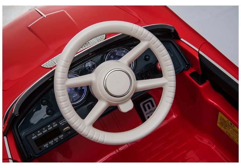 Kinderauto Oltimer, BMW Retro, Elektrofahrzeug für Kinder