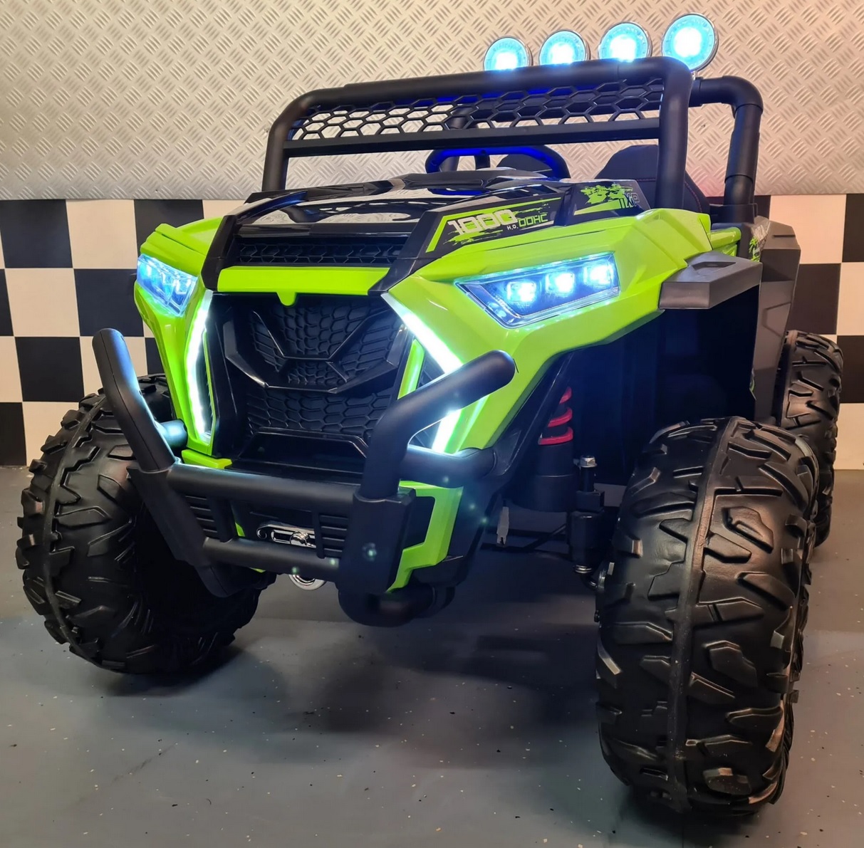 Elektro Kinderauto Kinderbuggy, Elektrobuggy mit 4x35 Watt Allrad, tolle LED-Lichter