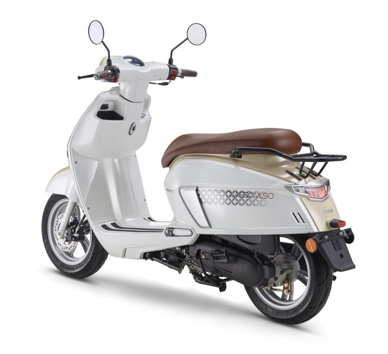 Benzinroller PRIKE Classic VL50, E5 - Benzinmotorrad 50ccm, 2-Rad Motorroller 45 km/h
