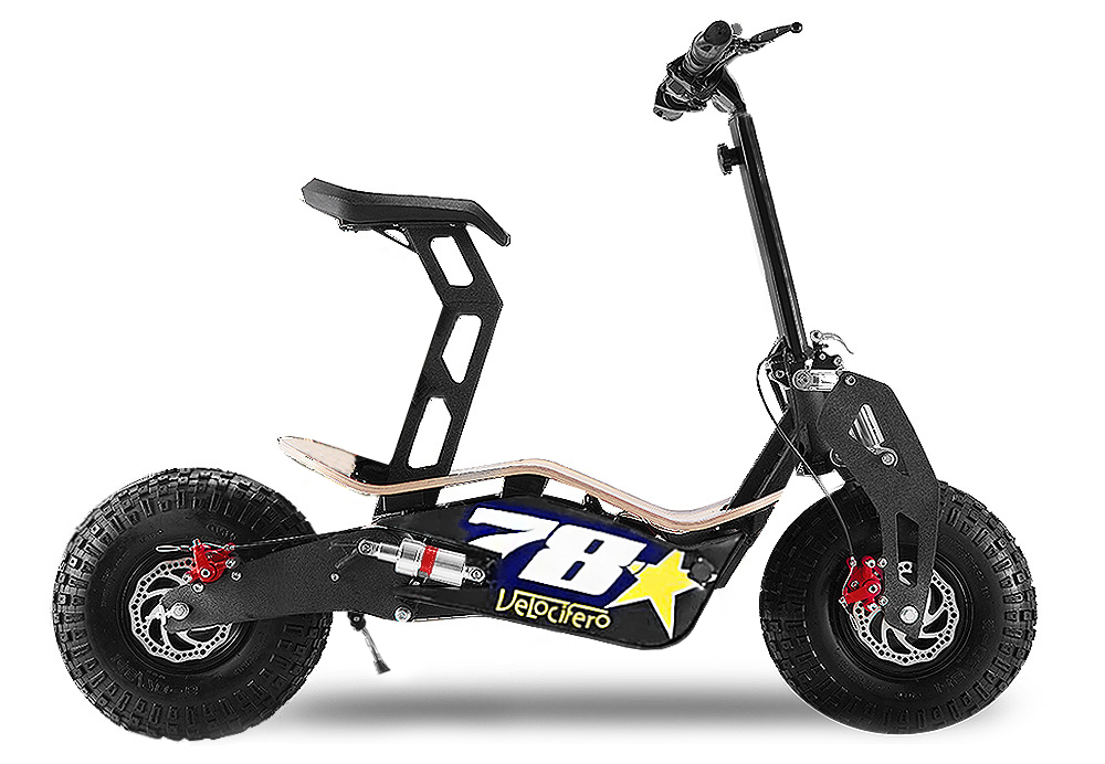 Elektroroller Scooter Velocifero 2000 Watt MAD Lithiumakku - ohne Straßenzulassung
