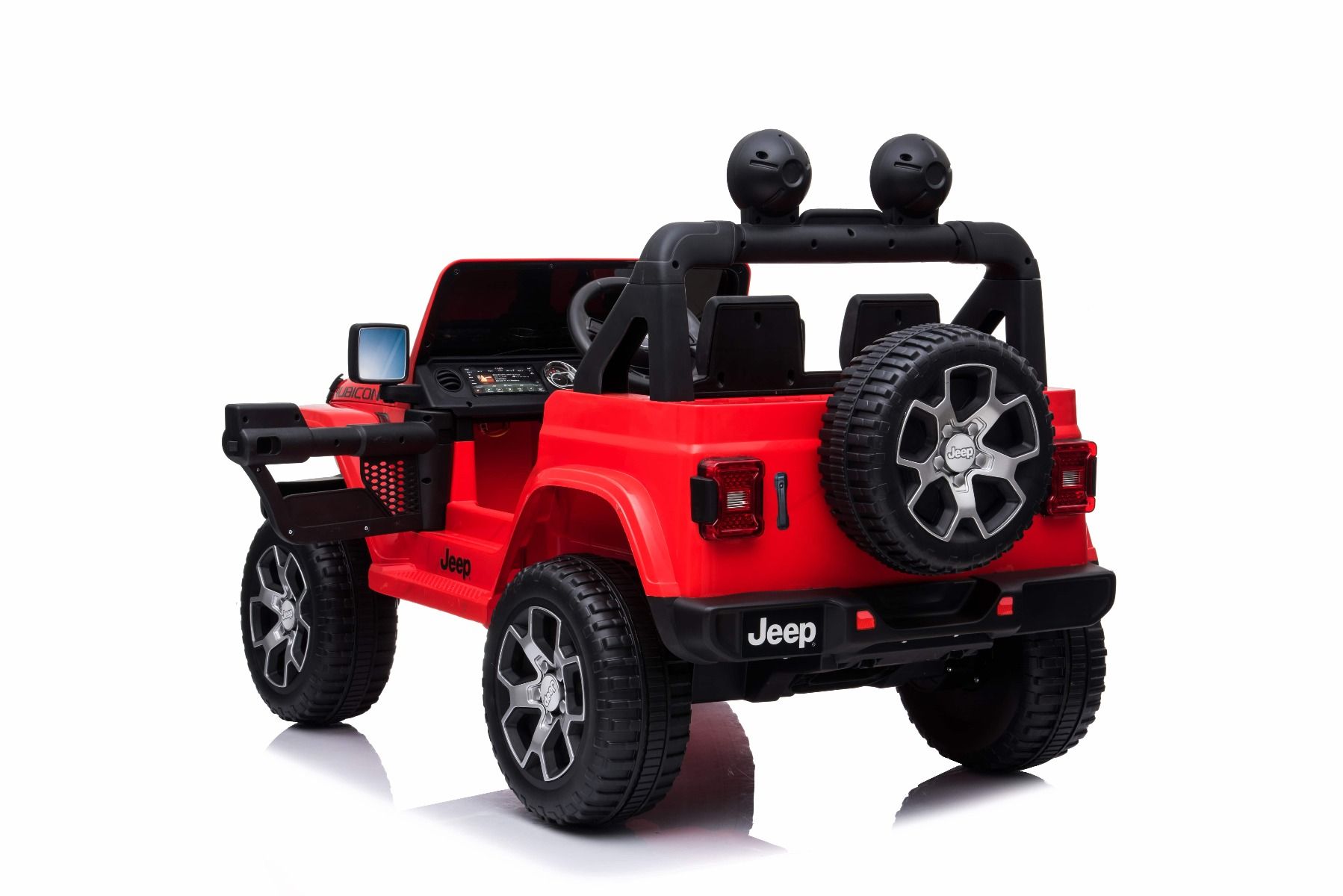 Elektrisches Kinderauto, Elektro Kinderfahrzeug Jeep Wrangler RIRICAR Elektroauto 12V Jeep Wrangler, Lithium-Akku, Elektrofahrzeug Kinder ab 3-8 Jahre