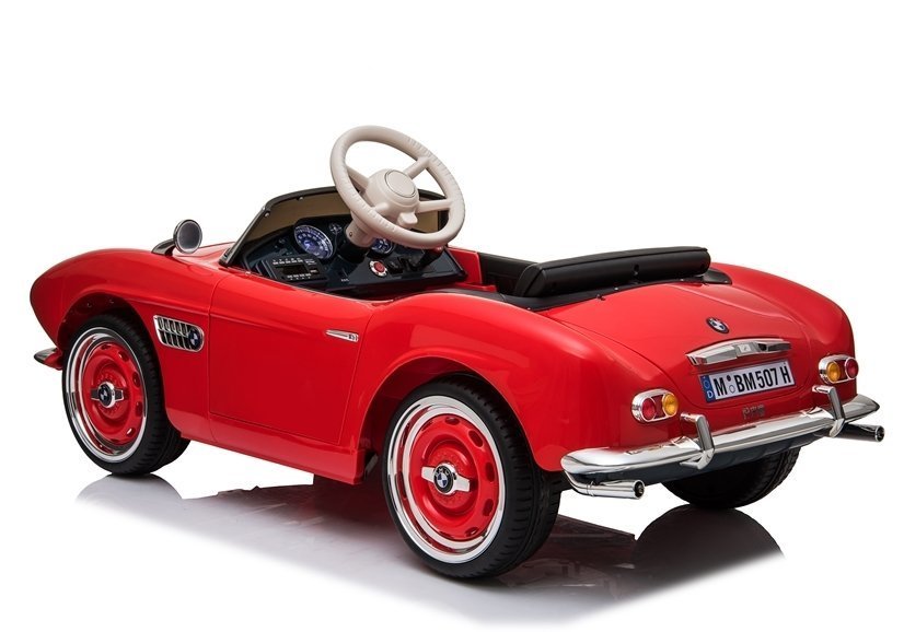 Kinderauto Oltimer, BMW Retro, Elektrofahrzeug für Kinder